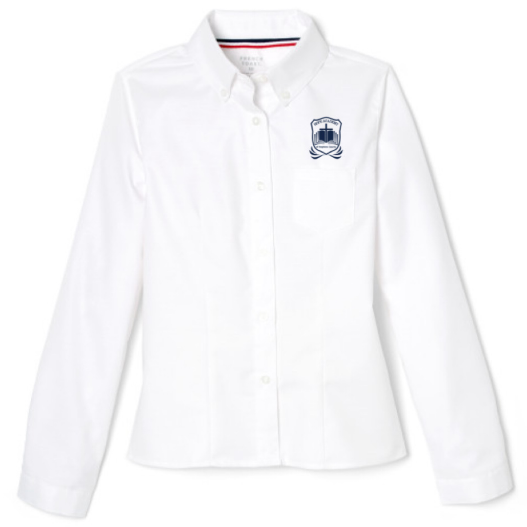 Hope Academy   - Girl's / Women's Long Sleeve Fitted Oxford Shirt