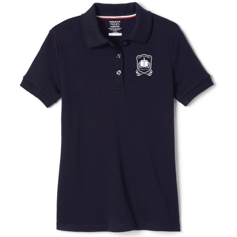 Hope Academy - Girl's Short Sleeve Picot Collar Polo