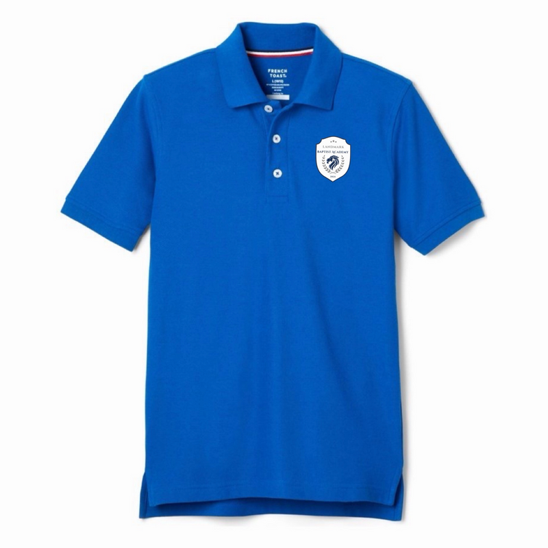 Landmark Baptist Academy  - Co-Ed Youth / Adult Short Sleeve Pique Polos
