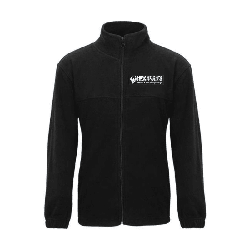 New Heights Charter Black Fleece Jacket Adult