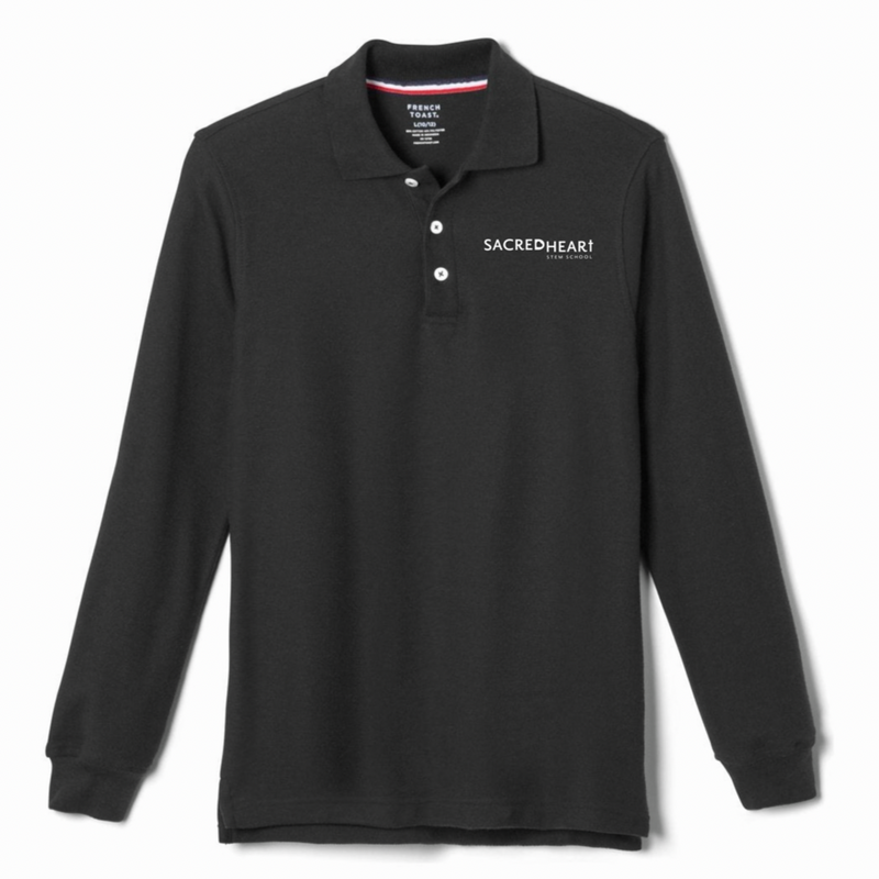Sacred Heart STEM - Co-Ed Youth / Adult Long Sleeve Pique Polo