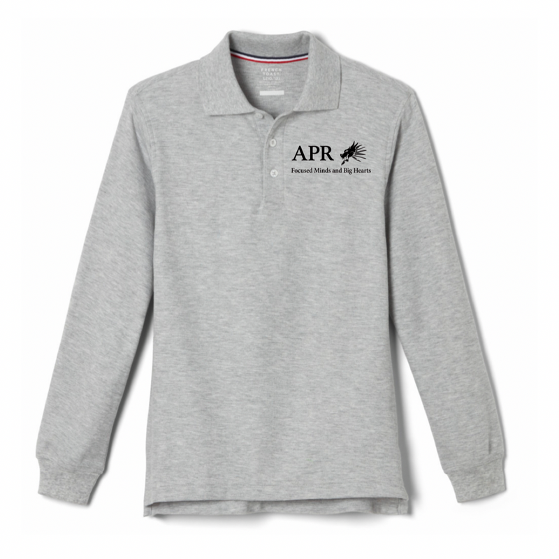 Academy of Pacfic Rim - Co-Ed Youth / Adult Long Sleeve Pique Polo