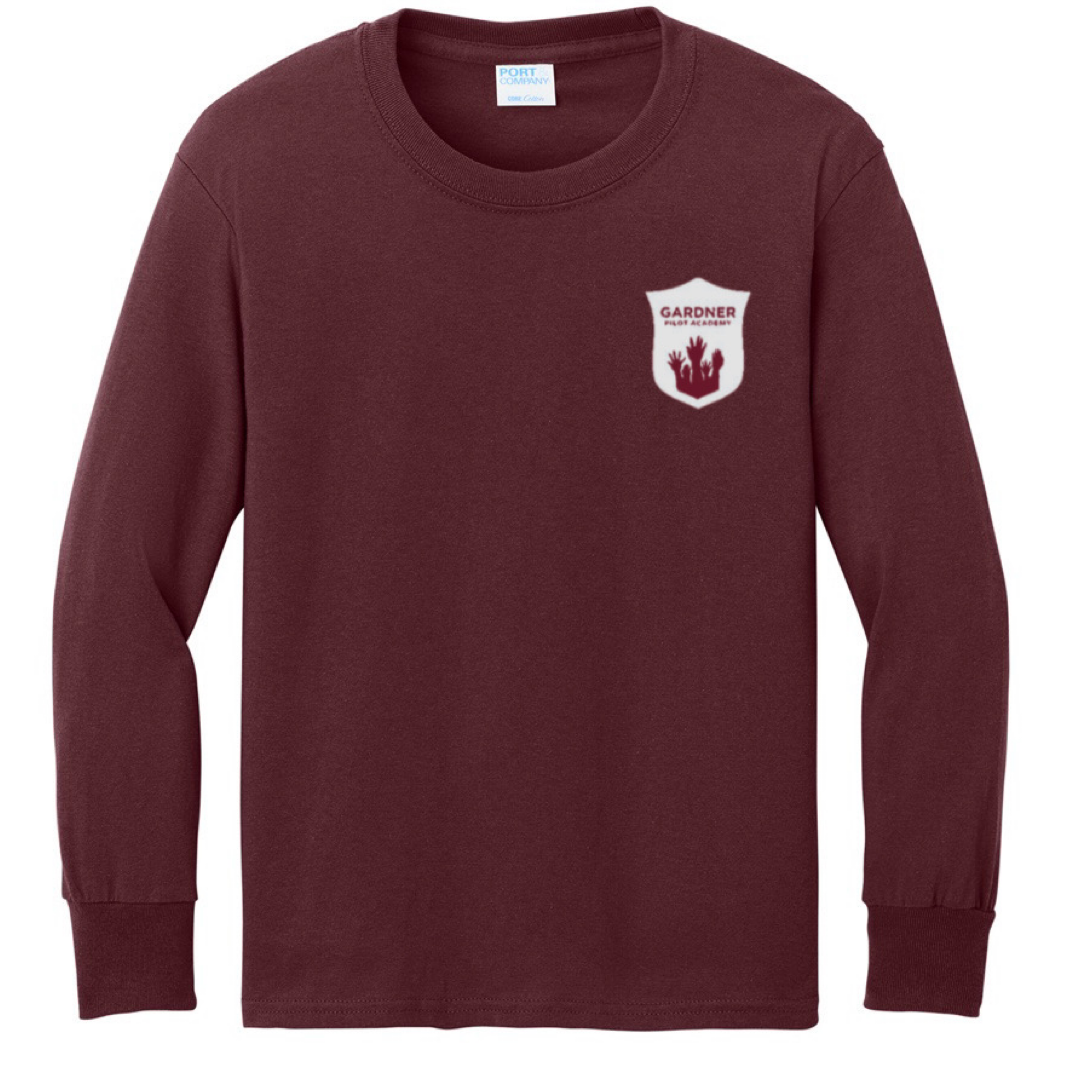 Gardner Pilot  - Co-Ed Long Sleeve Gym T-Shirt - Kids