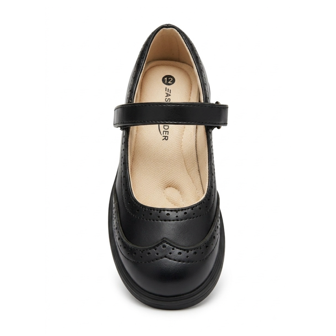 Girls Black Uniform Shoes