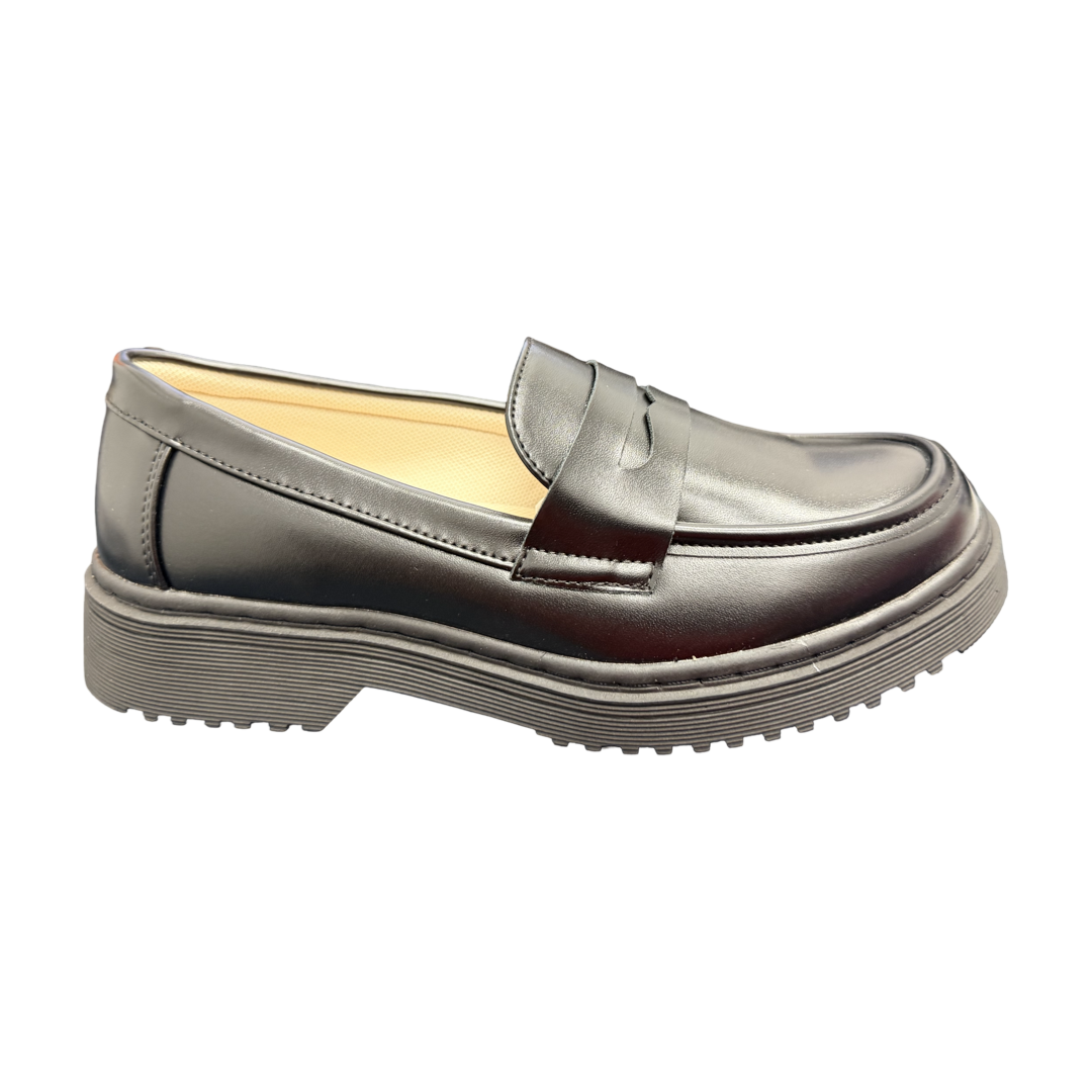 Girls Black Loafer