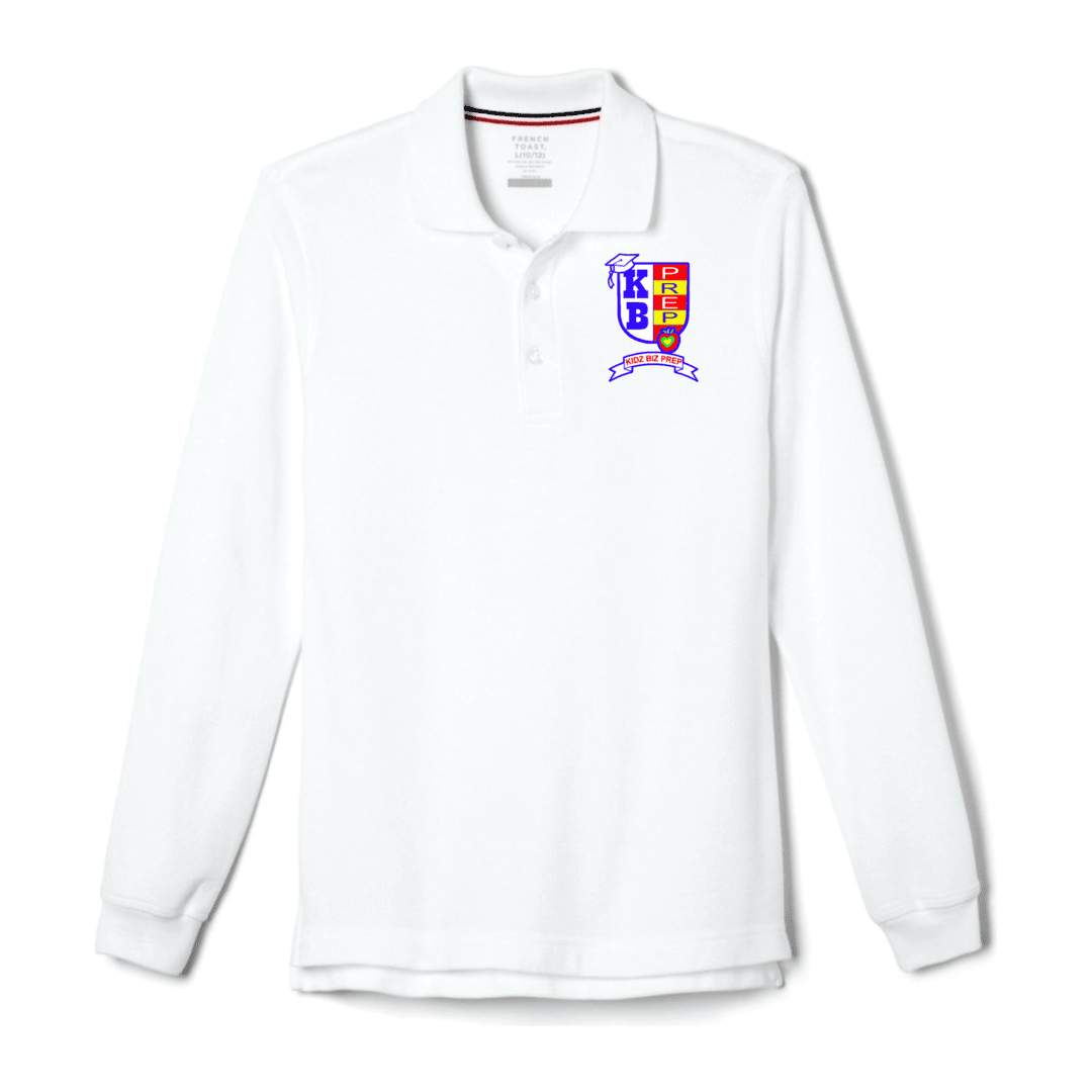 Kidz Biz - Long Sleeve Pique Polo - Boy's