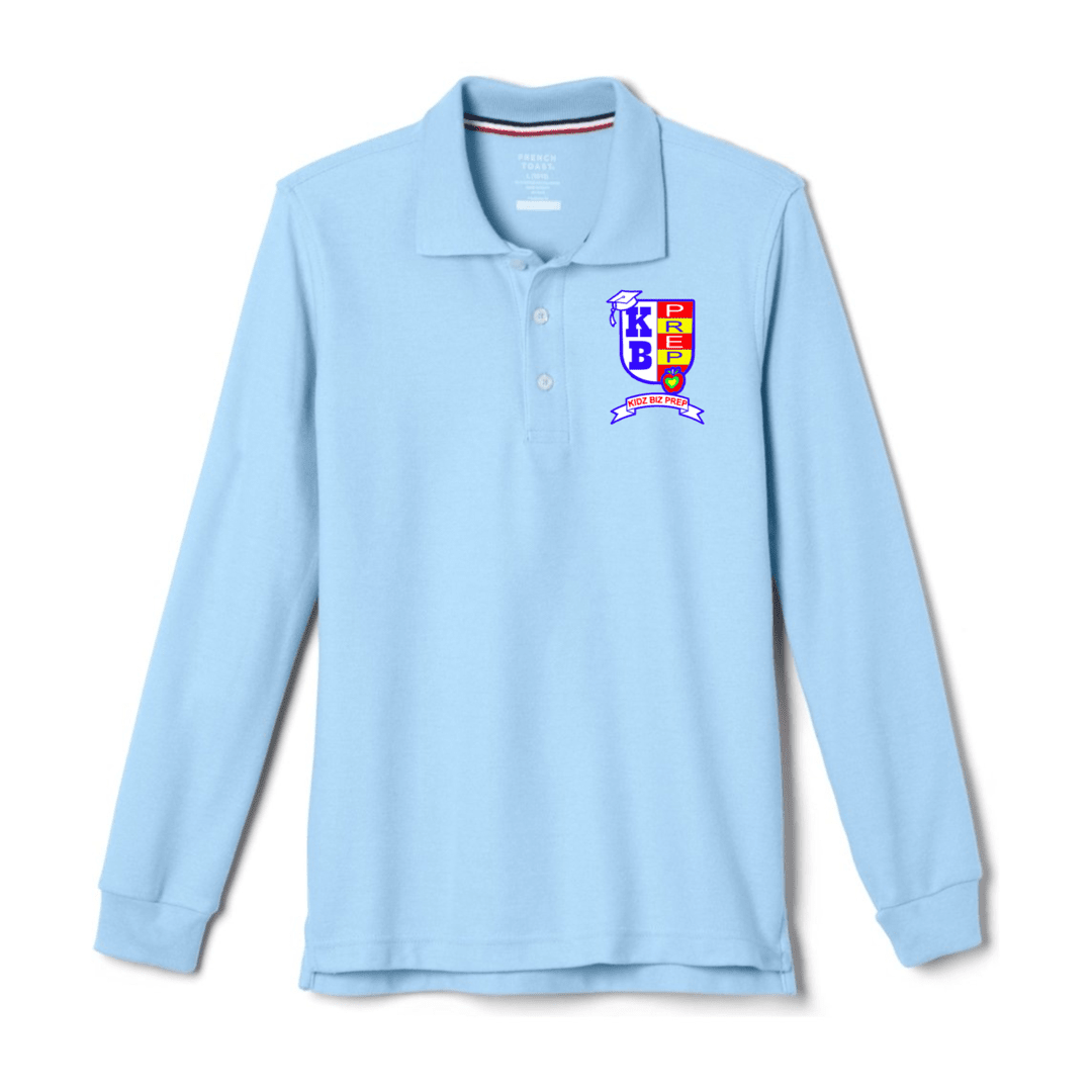 Kidz Biz - Long Sleeve Pique Polo - Boy's