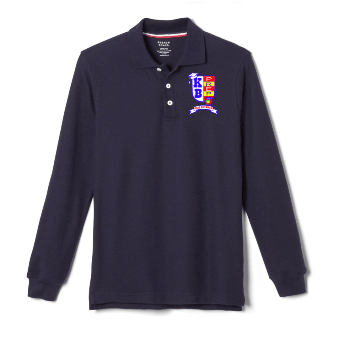 Kidz Biz - Long Sleeve Pique Polo - Boy's