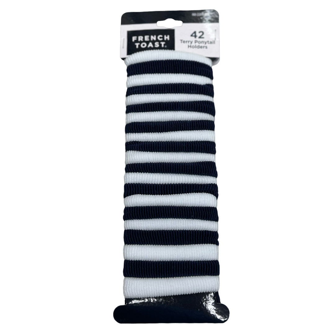 French Toast 42 Terry Ponytail Holders