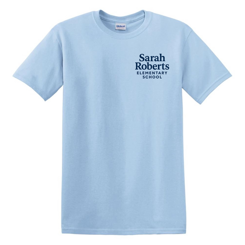 Sarah Roberts Light Blue Gym T-Shirt - Adults