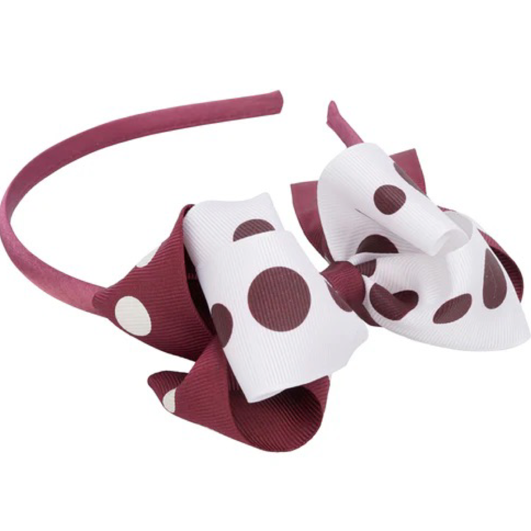 French Toast Polka Dot Headband