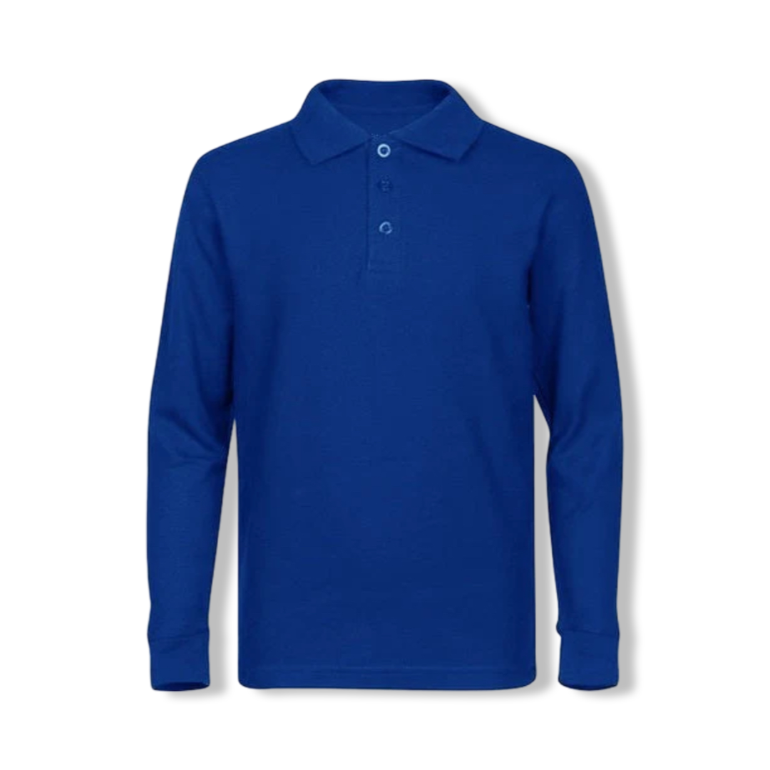 Premium Youth Long Sleeve Polo