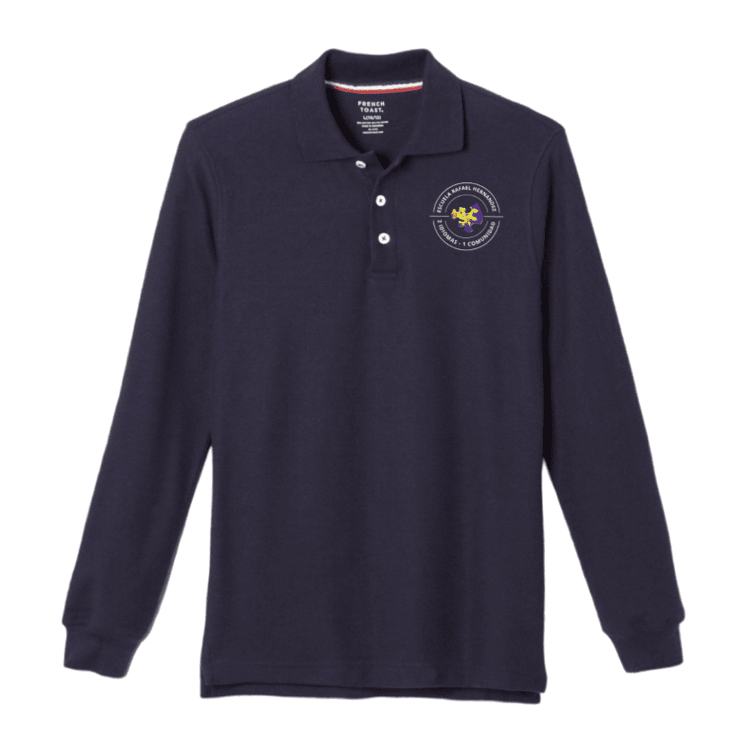 Rafael Hernandez Long Sleeve Polo - K - 8th Grade -Kids (New Logo)