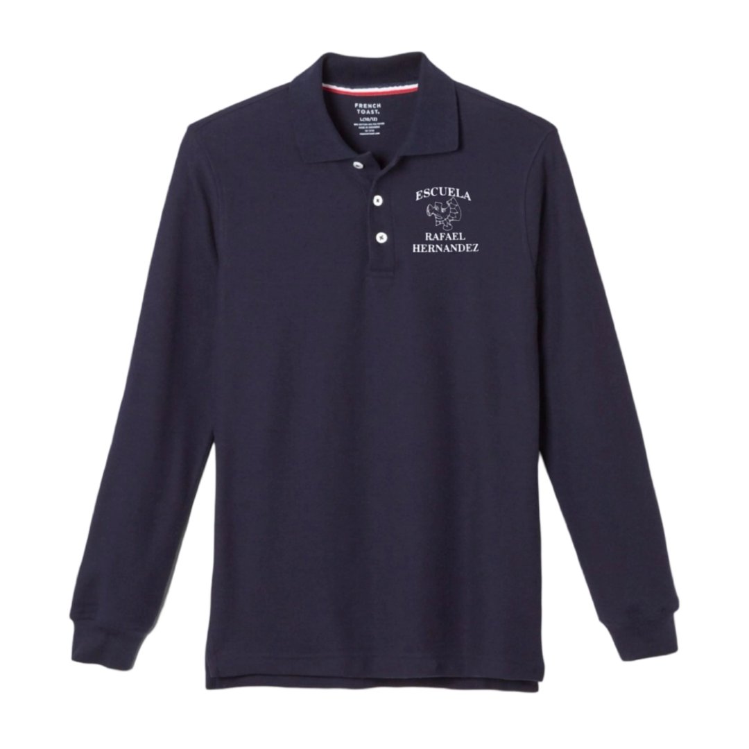 Rafael Hernandez Long Sleeve Polo - K - 8th Grade -Kids