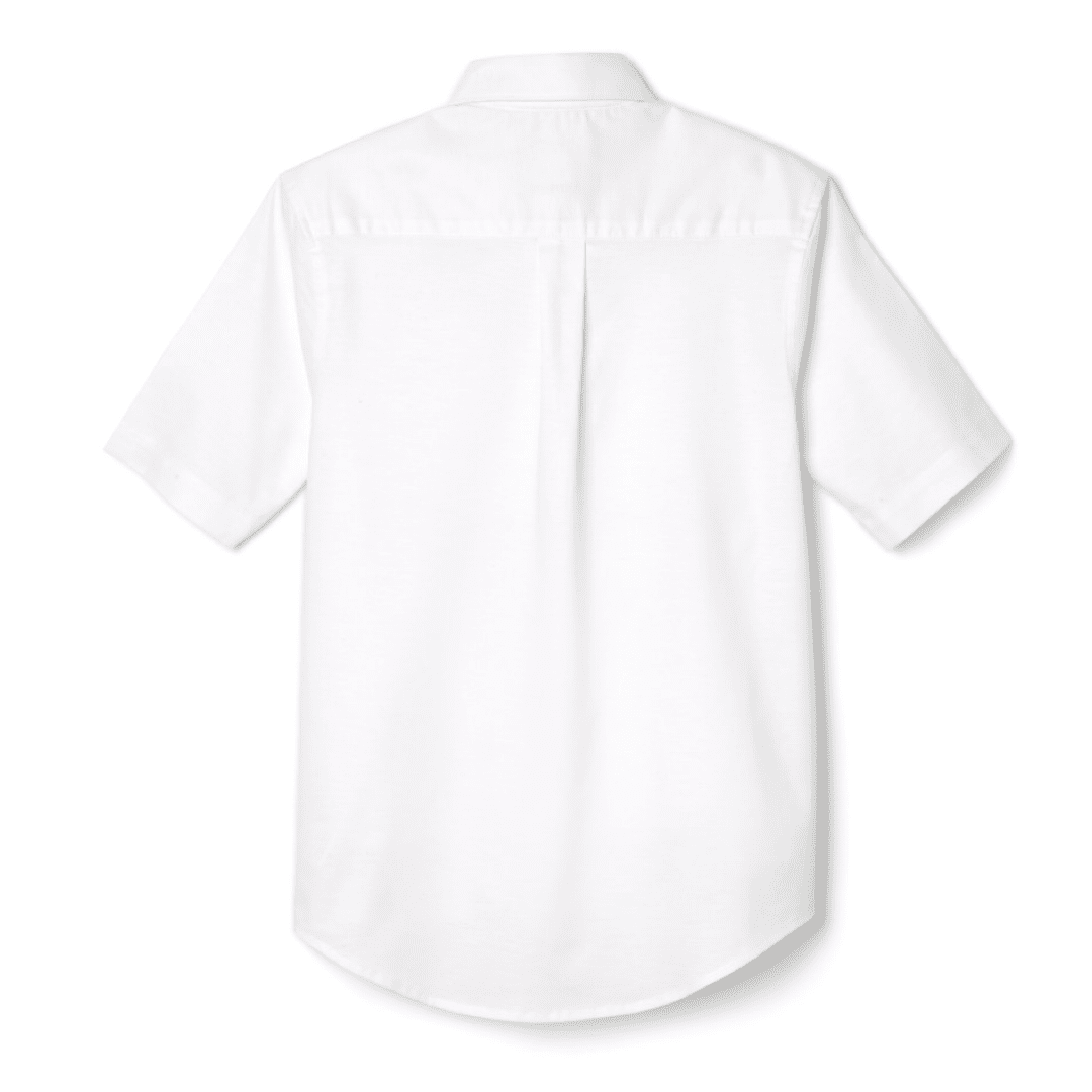 Men's Short Sleeve Oxford Shirt - White