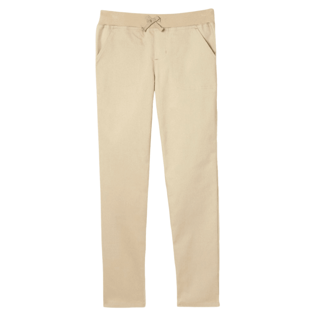 Girl&#39;s Stretch Tie Pull-On Pants