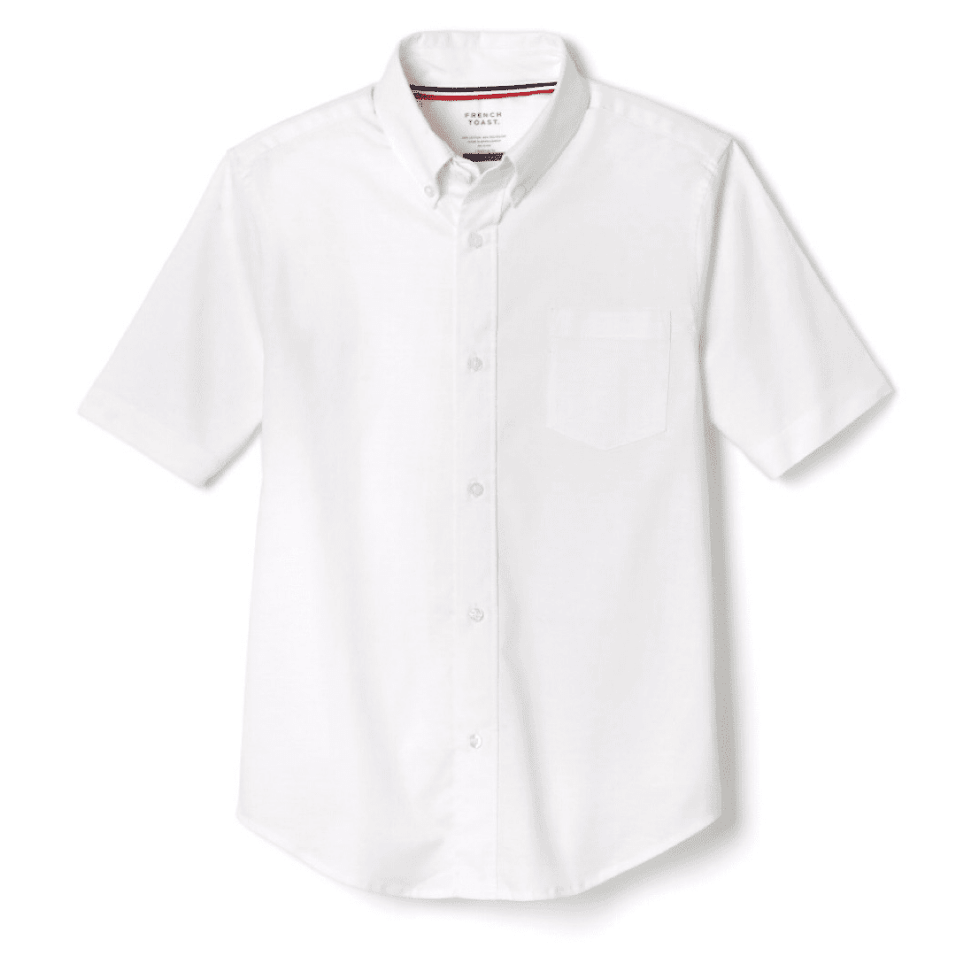 St. Mary&#39;s Catholic School - Boy&#39;s Short Sleeve Oxford Shirt - No Logo