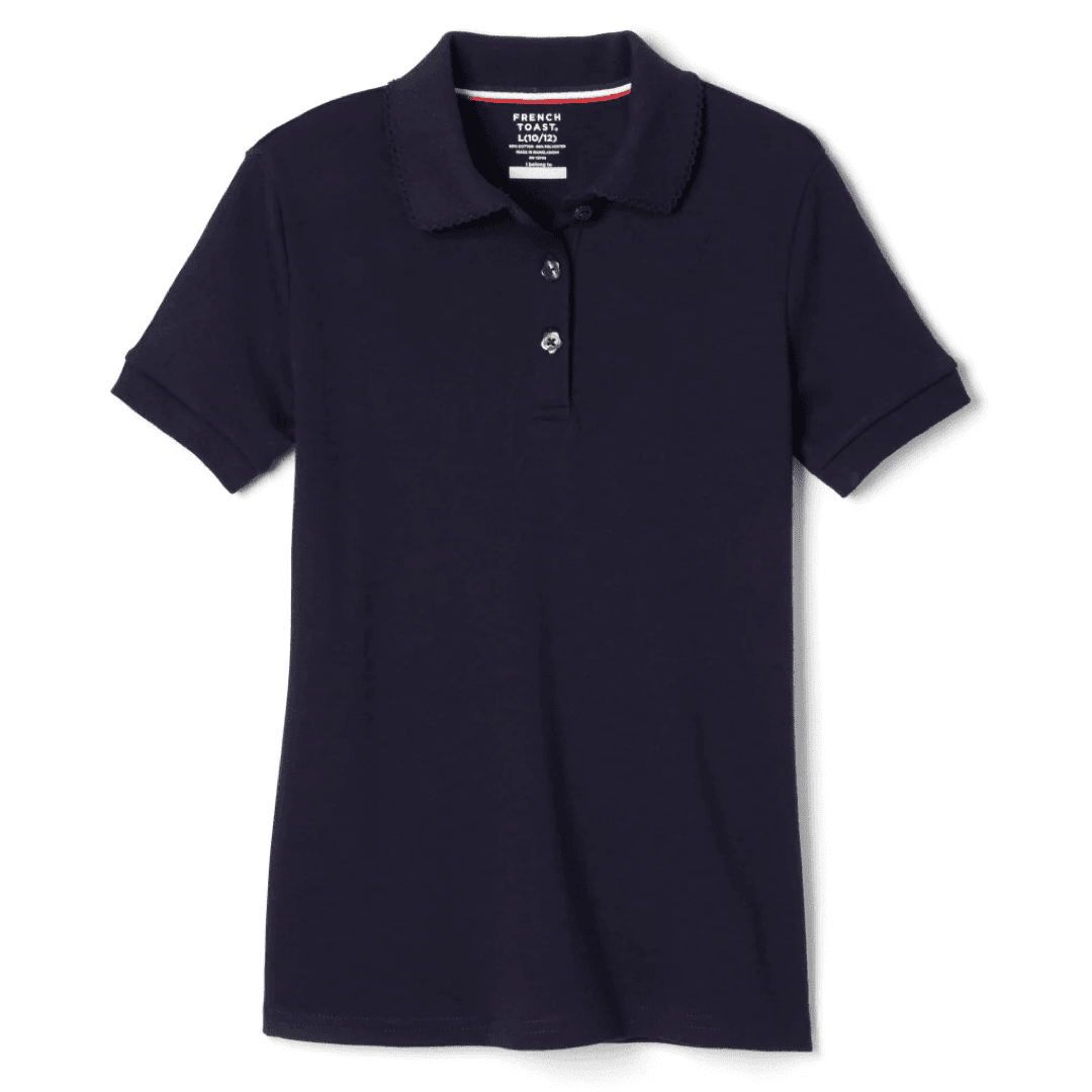 St. Mary&#39;s Catholic School - Plus Size Short Sleeve Picot Collar - No logo