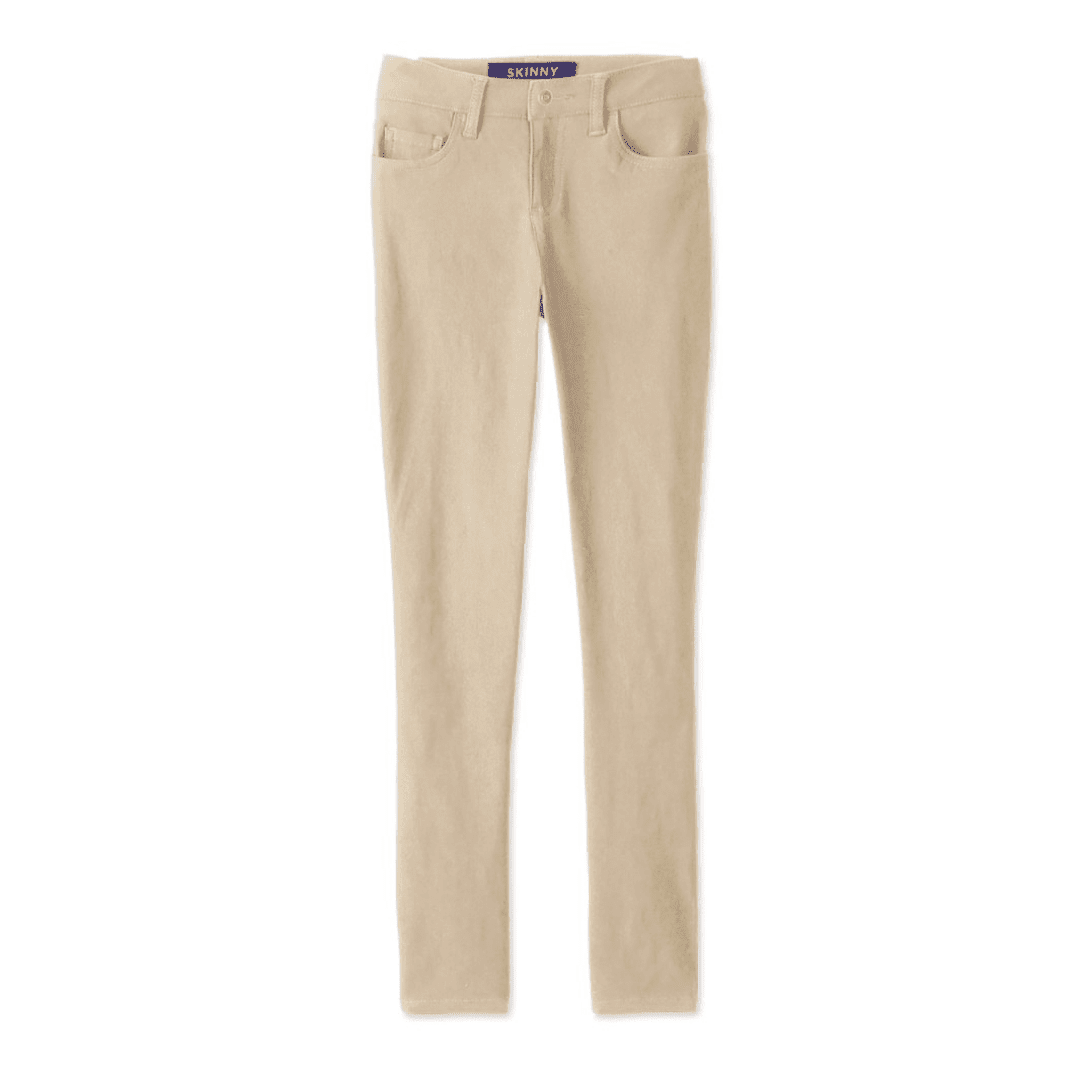 Girls Super Stretch 5 Pocket Pant - Khaki