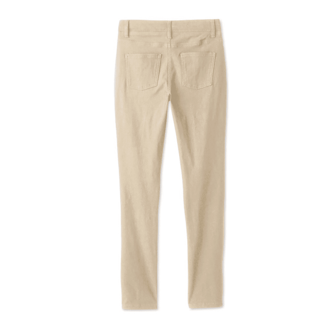 Girls Super Stretch 5 Pocket Pant - Khaki