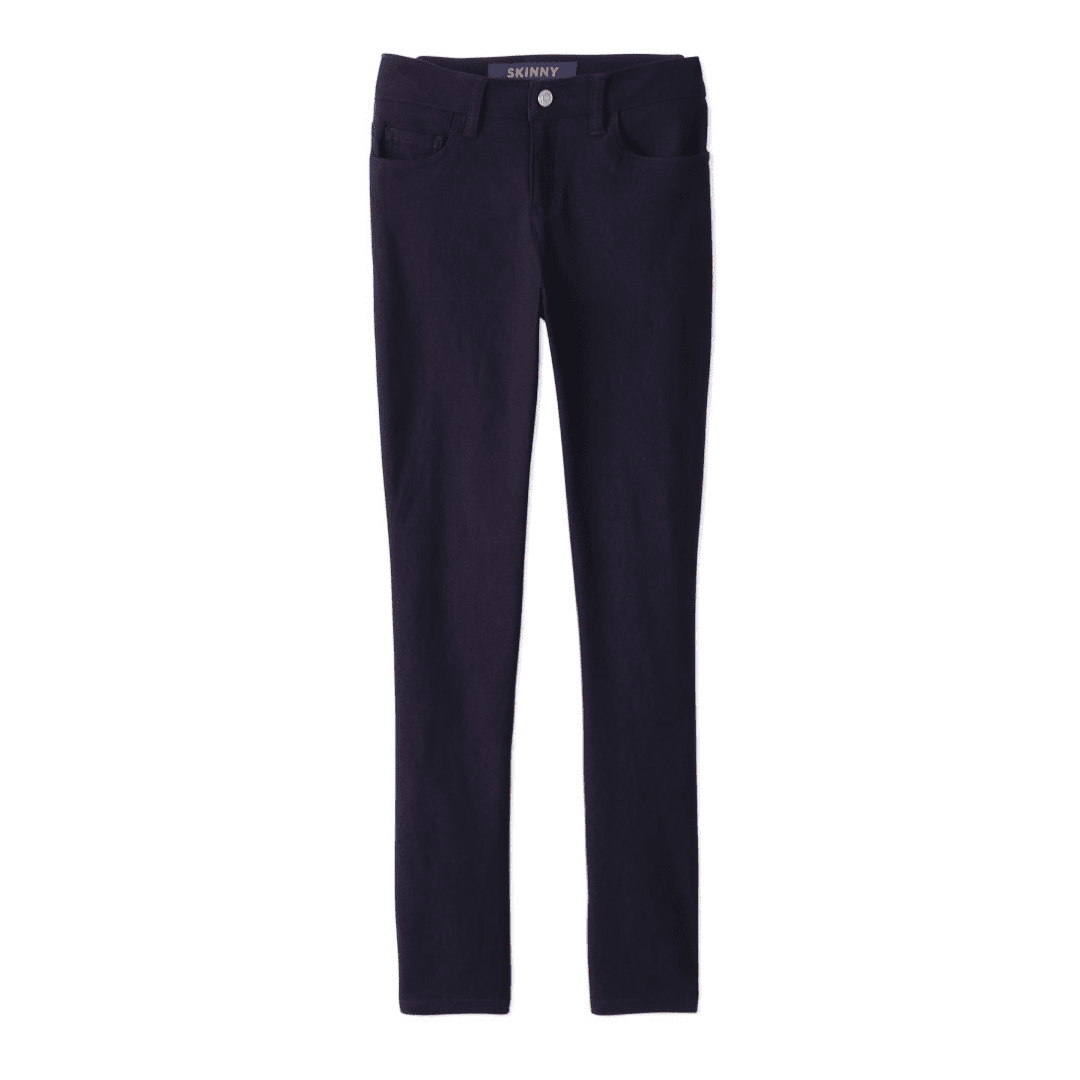 Girls Stretch 5 Pocket Pant - Navy