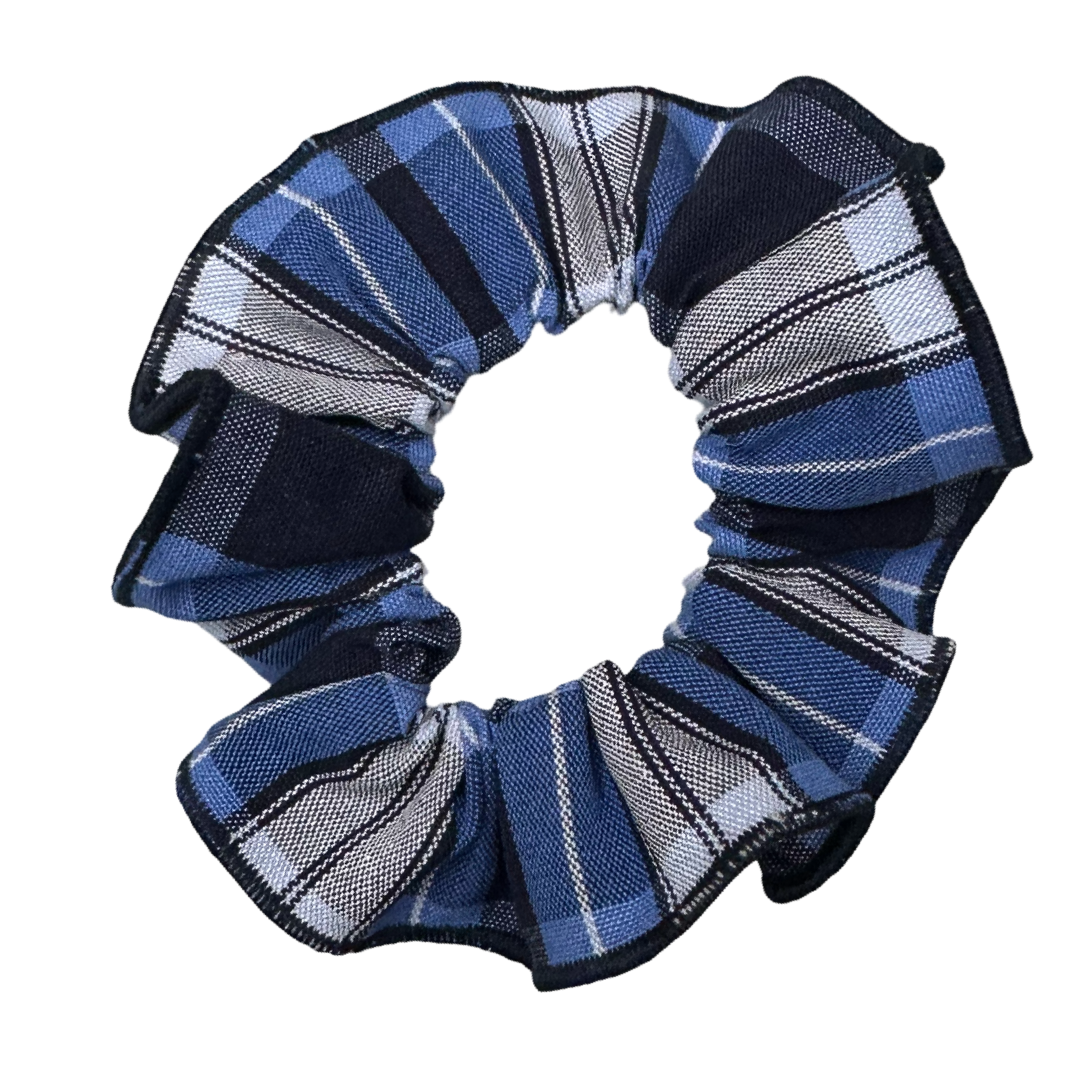 Scrunchie with Merrowed Edge - Plaid P76