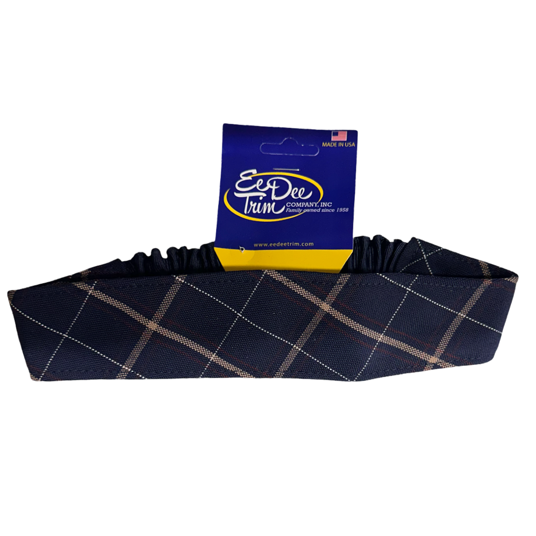 Elastic Headband - Plaid P6A