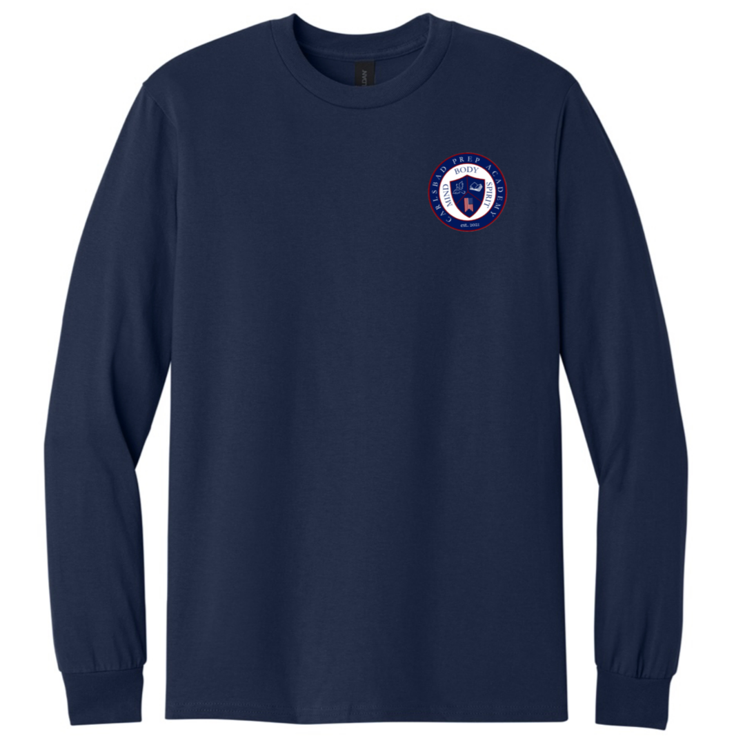 Carlsbad Prep Academy Spirit-Wear - Co-Ed Youth / Adult Long Sleeve T-Shirt