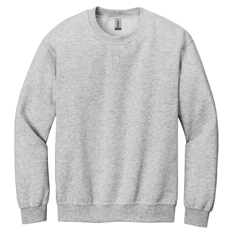 Gildan - Adult  Crew Sweatshirt  - Ash Grey