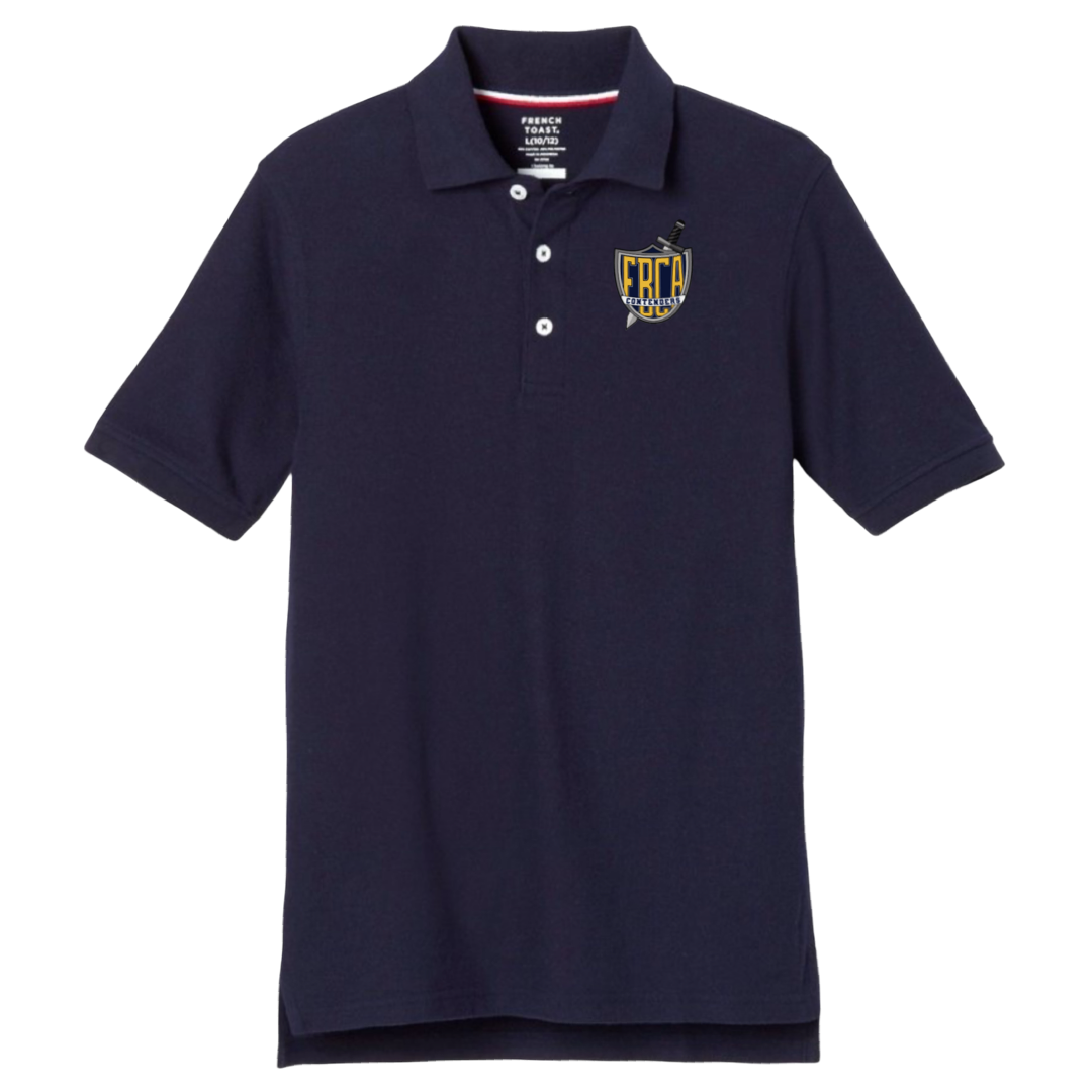 Faith Baptist- Co-Ed Short Sleeve Navy Polo - Kids / Adults