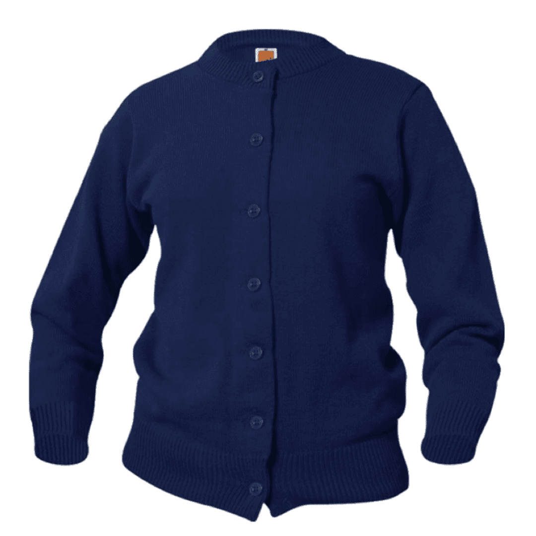 Women's Crew Neck Cardigan