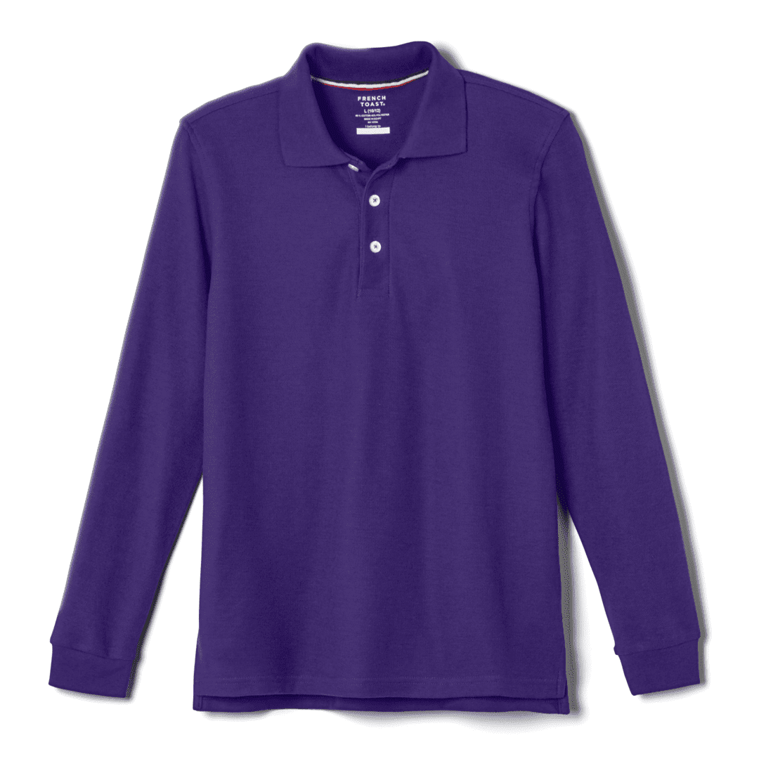 Toddler Long Sleeve Pique Polo