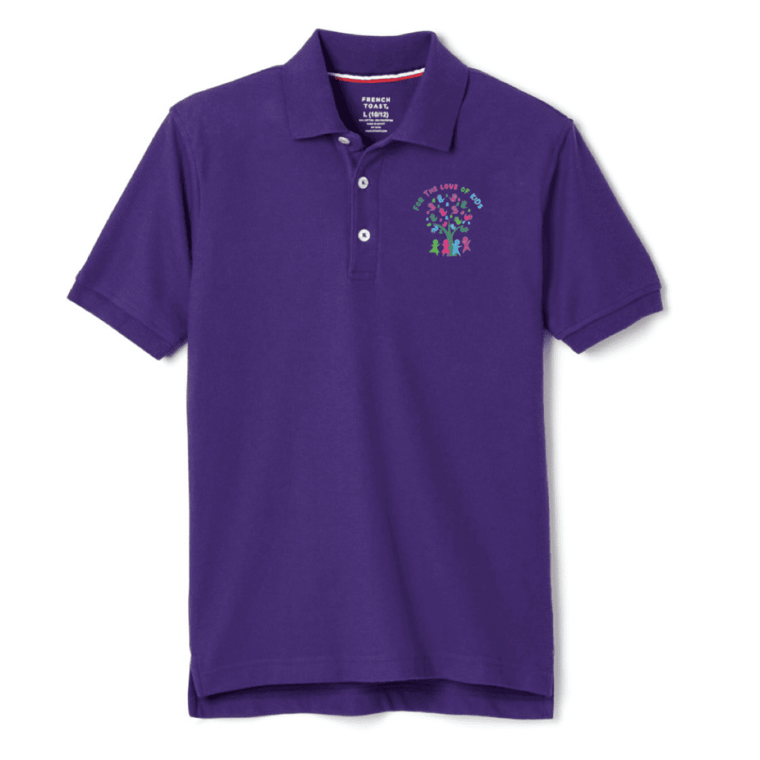 For The Love of Kids - Unisex Short Sleeve Pique Polo