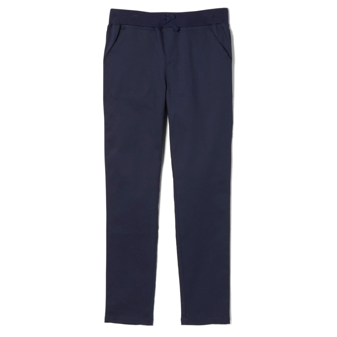 Small Steps Preparatory  - Girl's Stretch Tie Pull-On Pants