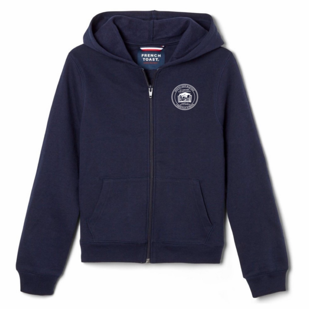 Mount Zion - Co-Ed Youth / Adult Fleece Full Zip Hoodie