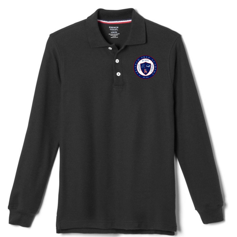 Carlsbad Prep Academy - Husky Long Sleeve Pique Polo - Kids