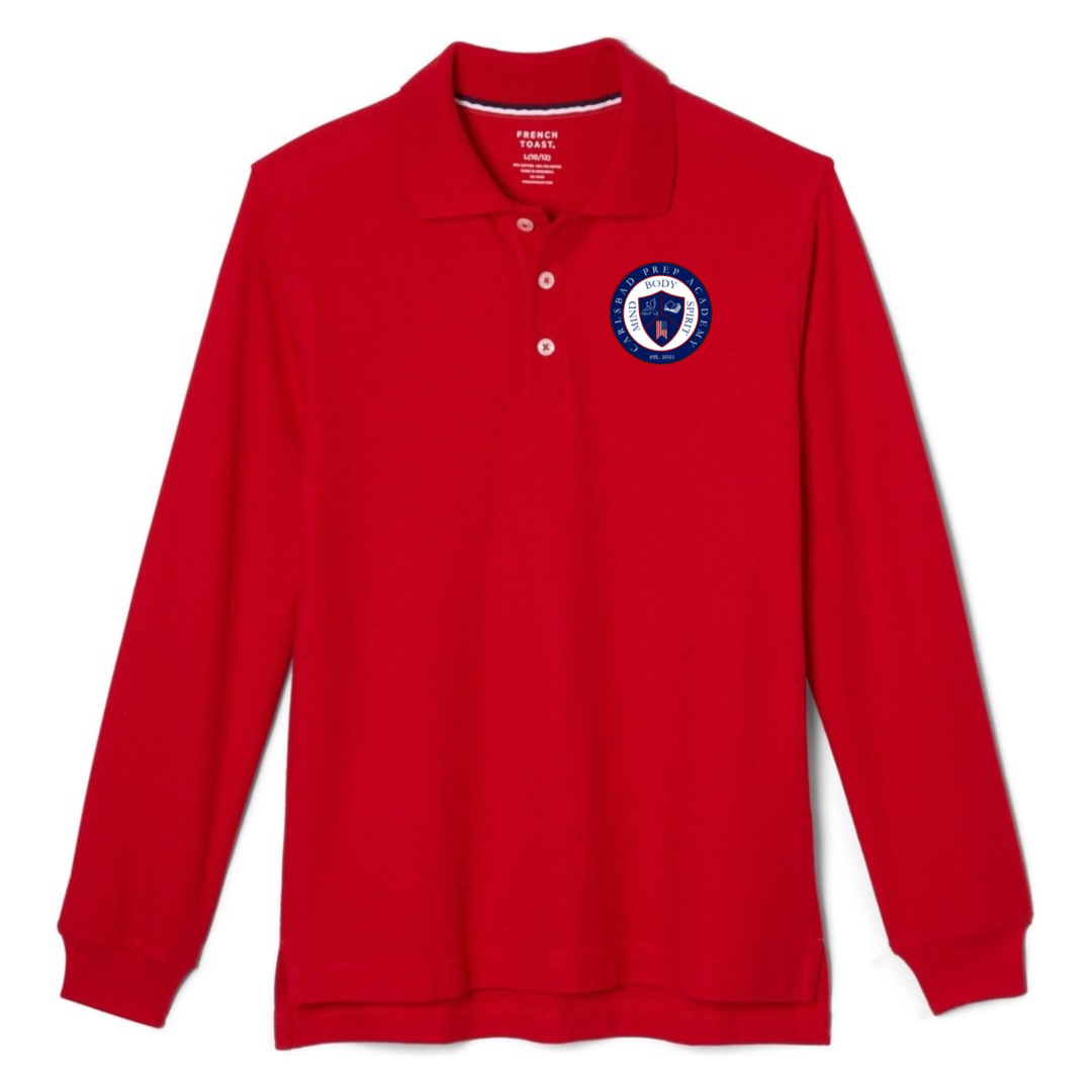 Carlsbad Prep Academy - Long Sleeve Pique Polos - Adult