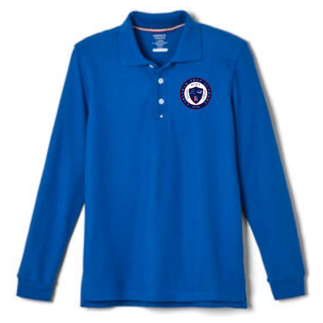 Carlsbad Prep Academy -  Long Sleeve Pique Polo - Kids