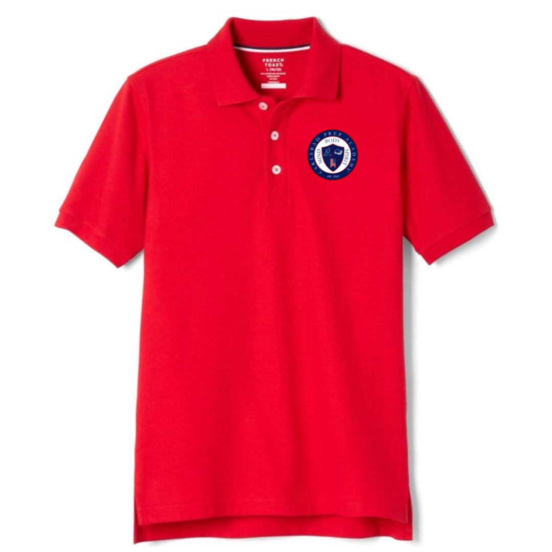 Carlsbad Prep Academy - Husky Short Sleeve Pique Polo - Kids