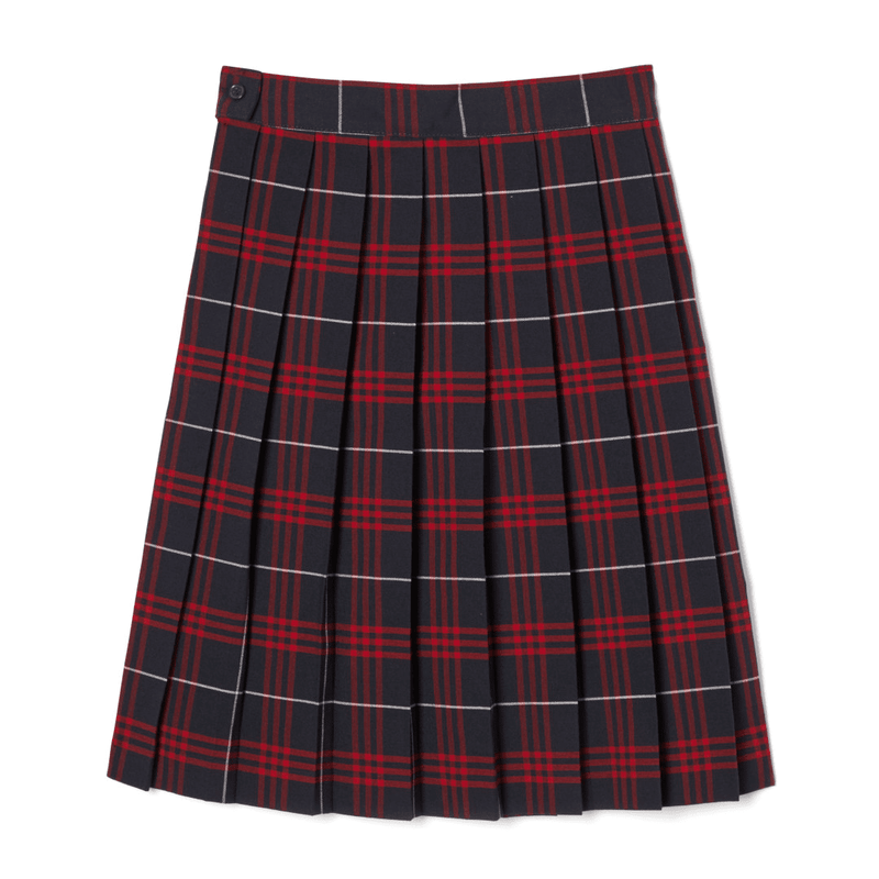 Kings Academy Christian School - Girl's / Young Women's Plaid Pleated Skirt To The Knee