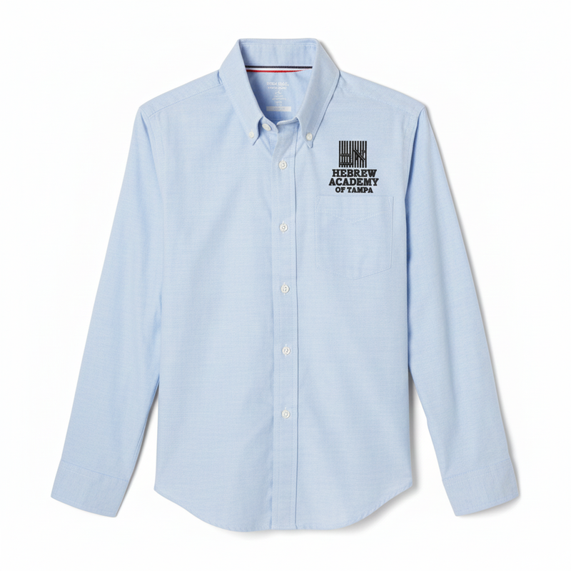Hebrew Academy of Tampa - Boy's / Young Men's Long Sleeve Oxford Shirt