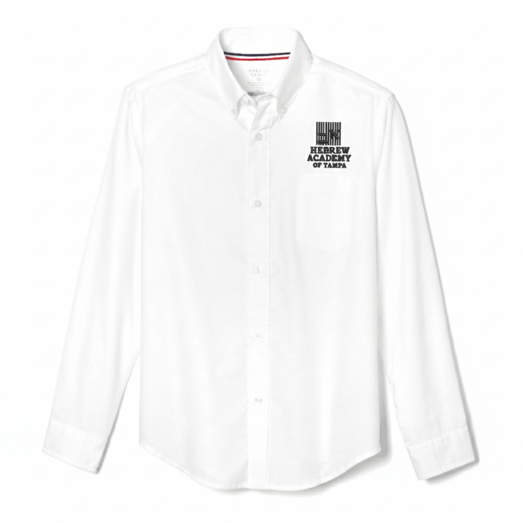 Hebrew Academy of Tampa - Boy's / Young Men's Long Sleeve Oxford Shirt