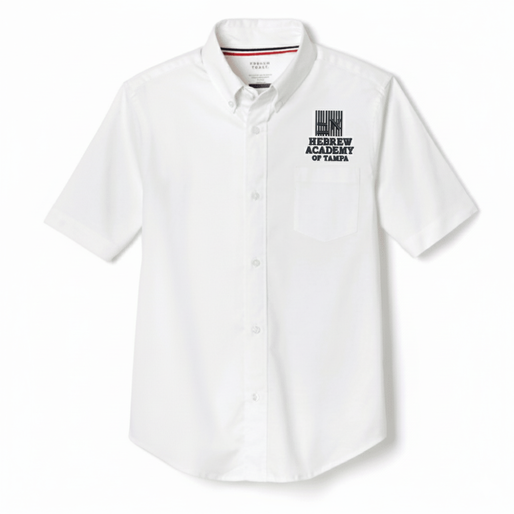 Hebrew Academy of Tampa - Boy's / Young Men's Short Sleeve Oxford Shirt
