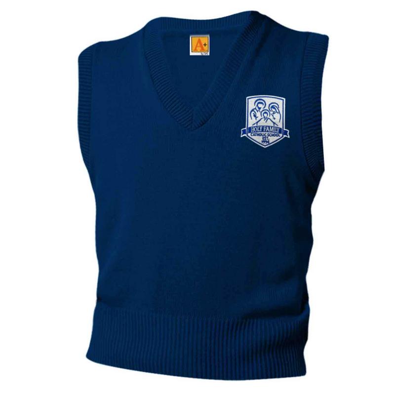 Holy Family Catholic School  - V-Neck Sweater Vest - Kids / Adults
