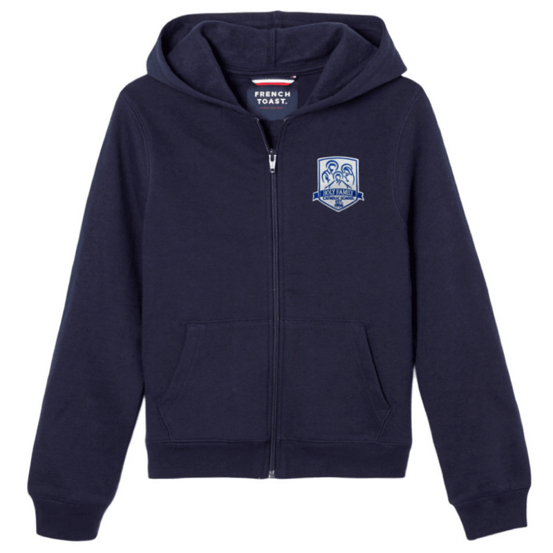 Holy Family Catholic School - Adult Co-Ed Fleece Full Zip Hoodie