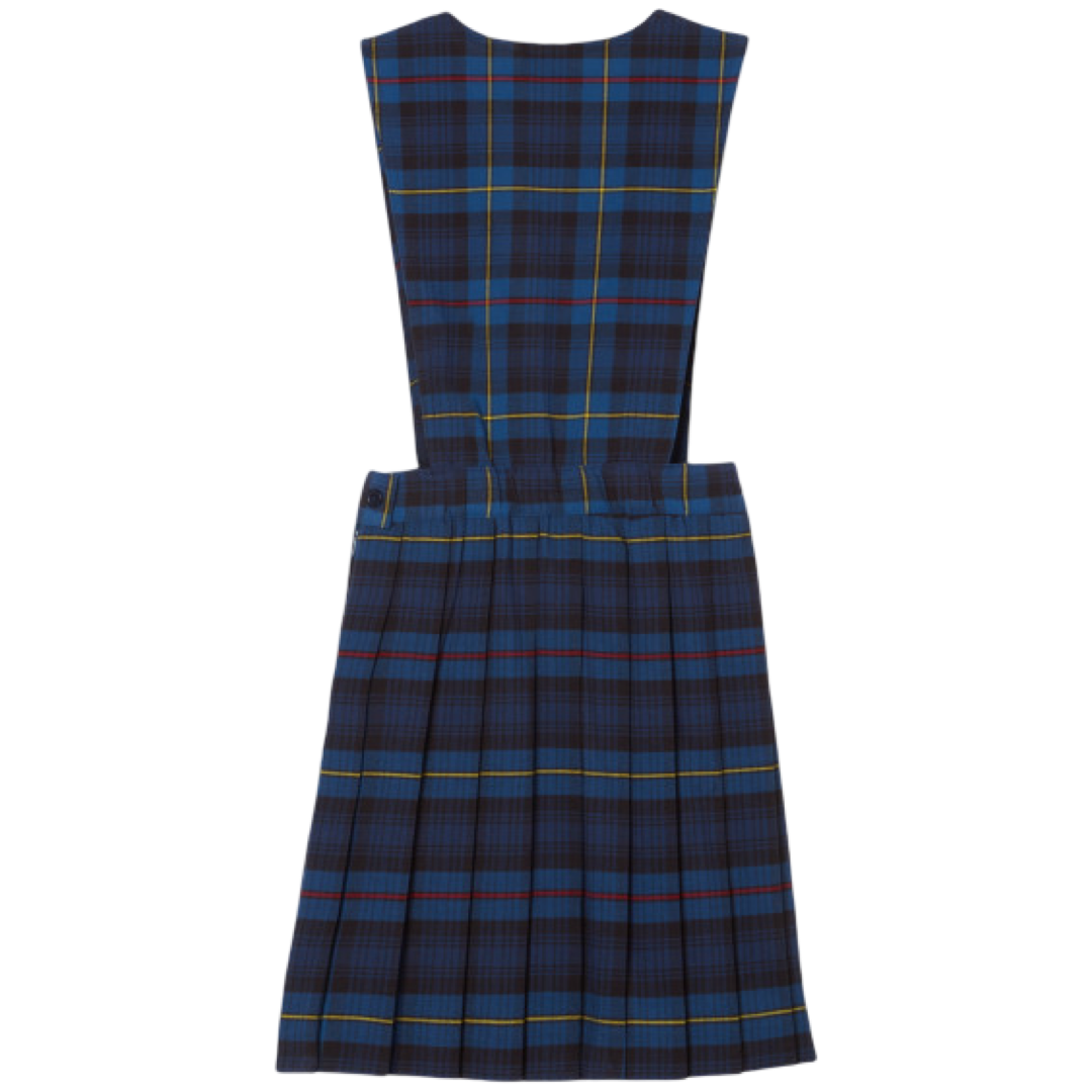 Soaring Eagles Christian Academy - Plaid V-Neck Pleated Jumper GR. K-4