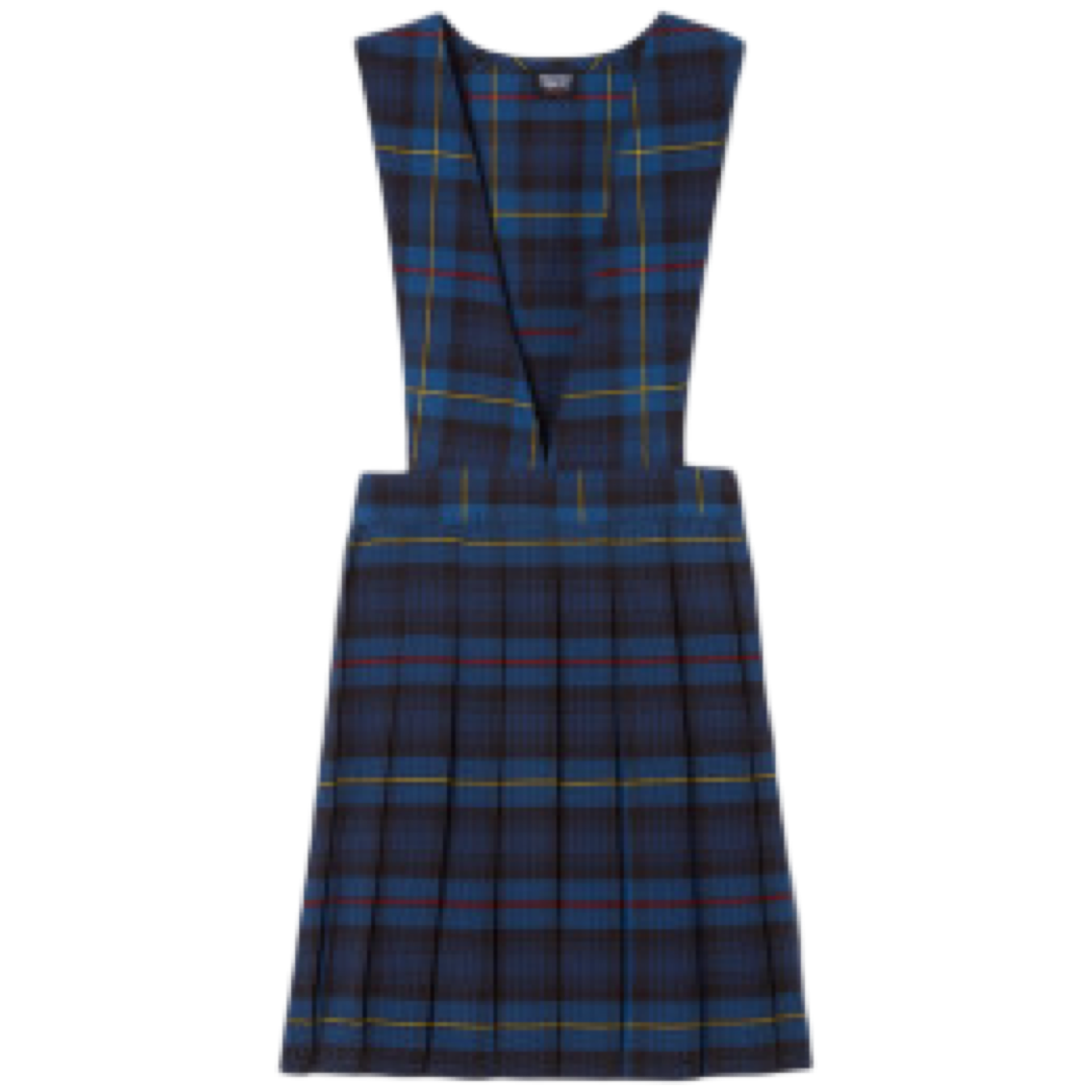 Soaring Eagles Christian Academy - Plaid V-Neck Pleated Jumper GR. K-4