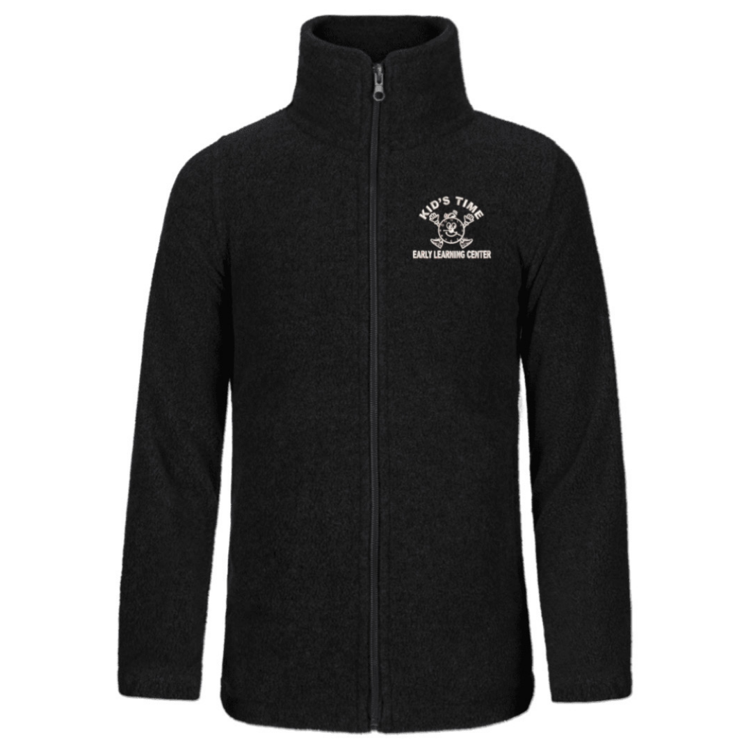 Kids Time Early Learning Center - Black Polar Fleece Jacket - Adult