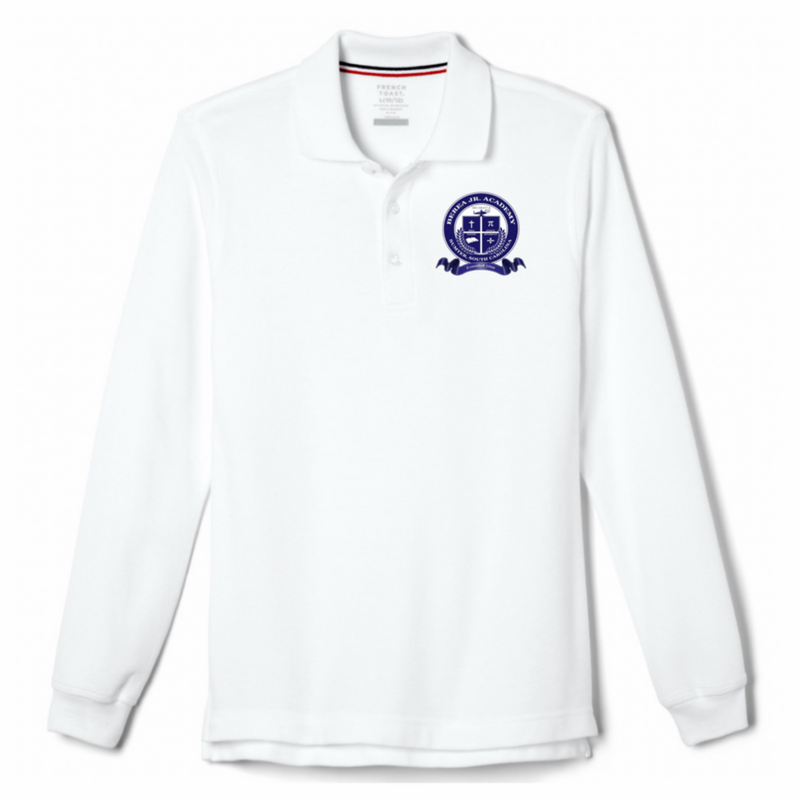 Berea Junior Academy - Co-Ed Youth / Adult Long Sleeve Pique Polo - K - 8