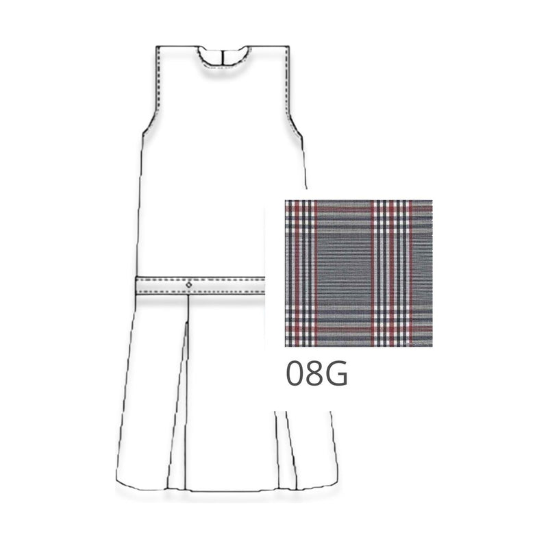 Plaid Jumper - Plus Size - 08G
